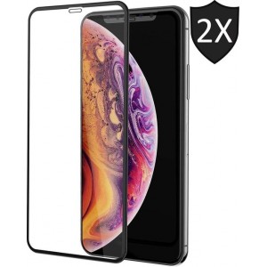 iPhone 11 Pro Max Screenprotector - iPhone Xs Max Screenprotector Tempered Glass - 2x