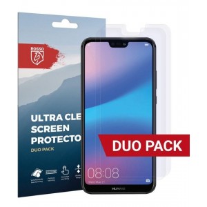 Rosso Huawei P20 Lite Ultra Clear Screen Protector Duo Pack