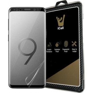 Samsung Galaxy S9 Screenprotector van iCall - Glas PET Folie Screen Protector Transparant 0.2mm 9H