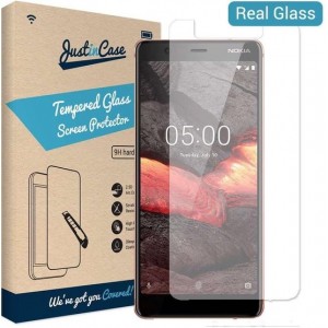 Just in Case Tempered Glass Nokia 5.1 Protector - Arc Edges