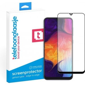 Samsung Galaxy A50 screenprotector gehard glas Edge to Edge