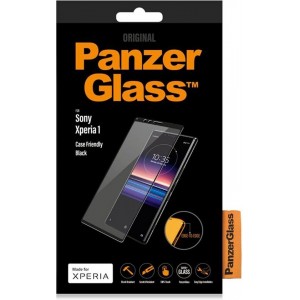 PanzerGlass Case Friendly Screenprotector voor de Sony Xperia 1 - Zwart