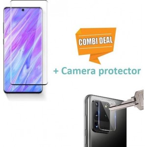 ShieldCase Tempered Glass Screenprotector + camera glass Samsung Galaxy S20 Ultra