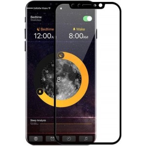 iPhone XR - Full Cover Screenprotector - Gehard Glas - Zwart