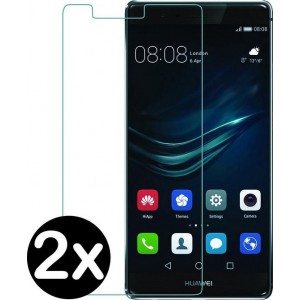 Huawei P9 Screenprotector Tempered Glass Gehard Glas Cover - 2 PACK