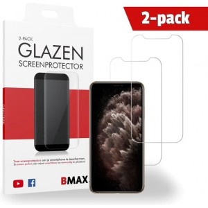 2-pack BMAX Apple iPhone 11 Pro Max Screenprotector van gehard glas | Beschermglas | Tempered Glass