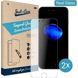2 stuks iPhone 7 Plus /  Screenprotector Tempered Glass Glazen Gehard 2.5D 0.3M