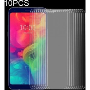 10 STUKS 9H 2.5D gehard glasfilm voor LG Q7