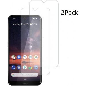 Nokia 3.2 Screenprotector Tempered Glass 2 Pack - Ntech