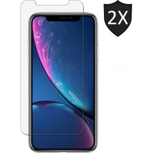 iPhone XR Screenprotector Glas - iPhone 11 Screenprotector Glas - Tempered Glass - 2 Stuks