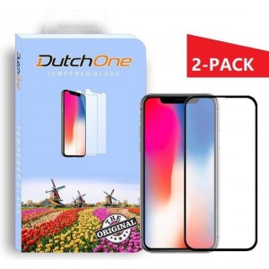 Apple iPhone 11 PRO screen protector glas - iPhone XS screenprotector glas - iPhone X screenprotector glas - 2-PACK 9D