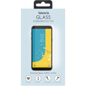 Selencia Gehard Glas Screenprotector voor Samsung Galaxy J4 Plus / J6 Plus