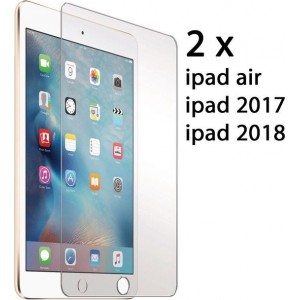 iPad Air/iPad 2017/iPad 2018 2x screenprotector ultra gehard glas