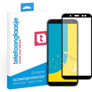 Samsung Galaxy J6 2018 screenprotector gehard glas Edge to Edge