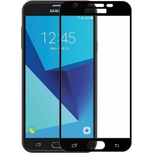 Samsung Galaxy J7 2017 - Full Cover Screenprotector - Gehard Glas - Zwart