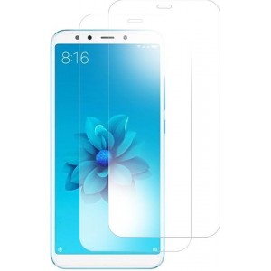 MMOBIEL 2 Stuks Xiaomi Mi A2 Glazen Screenprotector Tempered Gehard Glas 2.5D 9H (0.26mm) Incl. Cleaning Set