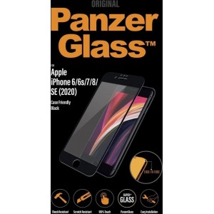 PanzerGlass Case Friendly Screenprotector voor de iPhone SE (2020) - Zwart