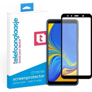 Samsung Galaxy A7 2018 screenprotector gehard glas Edge to Edge