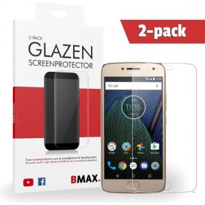 2-pack BMAX Glazen Screenprotector Motorola Moto G5 Plus / Beschermglas / Tempered Glass / Glasplaatje