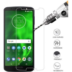 2 Stuks Screenprotector Tempered Glass Glazen Gehard Screen Protector 2.5D 9H (0.3mm) - Motorola Moto G6