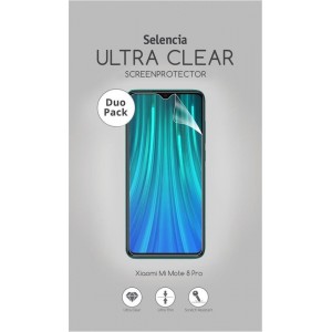 Selencia Duo Pack Ultra Clear Screenprotector voor de Xiaomi Redmi Note 8 Pro