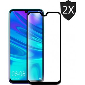 2x Huawei P Smart 2019 Screenprotector Glazen Gehard | Full Screen Cover Volledig Beeld | Tempered Glass van iCall