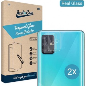 Just in Case Tempered Glass voor de Samsung Galaxy A51 Camera Lens 2 stuks