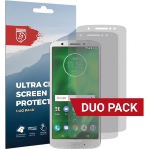 Rosso Motorola Moto G6 Ultra Clear Screen Protector Duo Pack