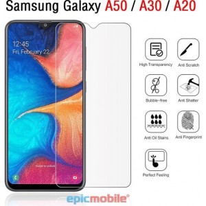 Epicmobile - Samsung Galaxy A50/A30/A20/A30s Screenprotector - Tempered Glass 9H - Super Clear