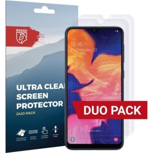 Rosso Samsung Galaxy A10 Ultra Clear Screen Protector Duo Pack