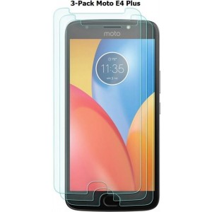 3 stuks Glasfolie voor Motorola Moto E4 Plus - Tempered Glass