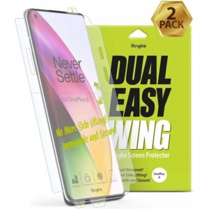 Ringke Dual Easy Wing OnePlus 8 Screenprotector (Duo Pack)