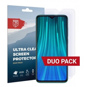 Rosso Xiaomi Redmi Note 8 Pro Ultra Clear Screen Protector Duo Pack