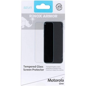 Azuri Tempered Glass flat RINOX ARMOR - transparent - Motorola One