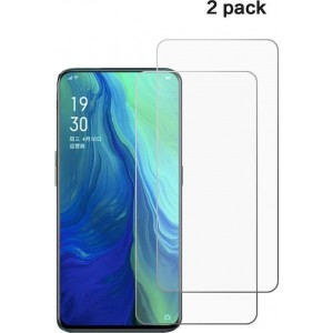 Oppo Reno 10x Zoom Screenprotector Tempered Glass - 2 Stuks