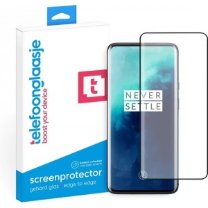 OnePlus 7T Pro screenprotector gehard glas Edge to Edge