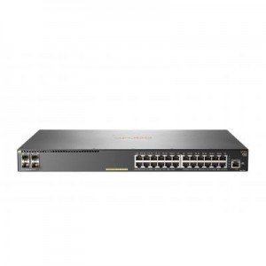 Hewlett Packard Enterprise switch: Aruba 2930F 24G PoE+ 4SFP+ - Grijs