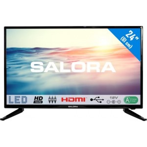 Salora 24LED1600 - Televisie - LED - HD - 24 Inch - HDMI - USB - 12 Volt