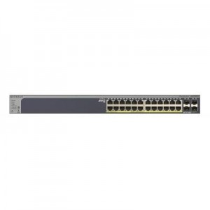 Netgear switch: Prosafe GS728TP - Grijs