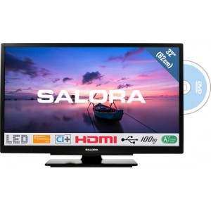 Salora 32HDB6505 - Televisie - LED - 32 Inch - HD - Ingebouwde DVD speler - HDMI - USB