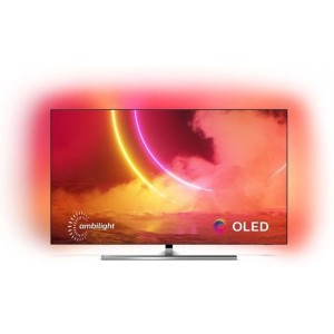 Philips 55OLED855/12 tv 139,7 cm (55'') 4K Ultra HD Smart TV Wi-Fi Zwart, Zilver