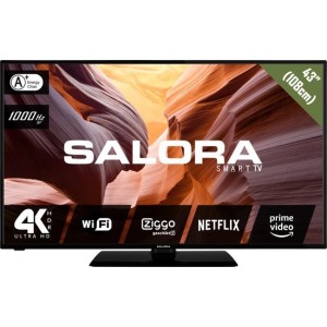 Salora 43UHS3804 - 4K - Televisie – LED - 43 inch – HDMI – Netflix – YouTube – Zuinig - Smart