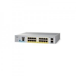 Cisco switch: Catalyst 2960L-16PS-LL - Grijs