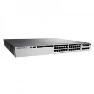 Cisco switch: Catalyst Stackable 24 10/100/1000 Ethernet ports, with 350WAC power supply 1 RU, LAN Base feature set .....