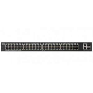 Cisco switch: Small Business SG220-50 - Zwart