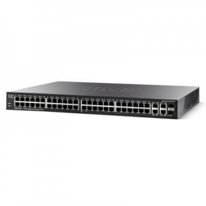 Cisco switch: SG300 52-Port Max-PoE Managed - Zwart