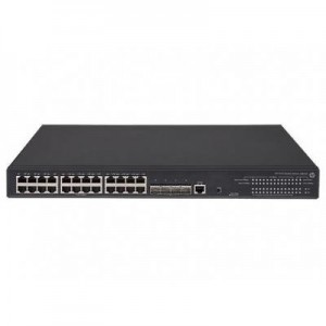 Hewlett Packard Enterprise switch: FlexNetwork 5130 24G PoE+ 4SFP+ (370W) EI - Zwart