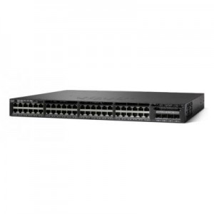 Cisco switch: Catalyst Catalyst 3650-48PS-S, Standalone, 1U, 48 x 10/100/1000 Ethernet PoE+, 4x1G Uplink ports, DRAM .....