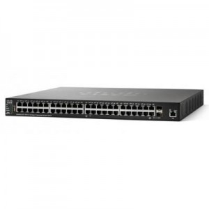 Cisco switch: SG350XG-48T - Zwart