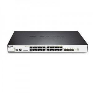 D-Link switch: DGS-3120-24PC-SI XStack Managed 24-Port Gigabit Stackable L2+ Switch, 4 Combo SFP, 40-Gigabit Stacking, .....